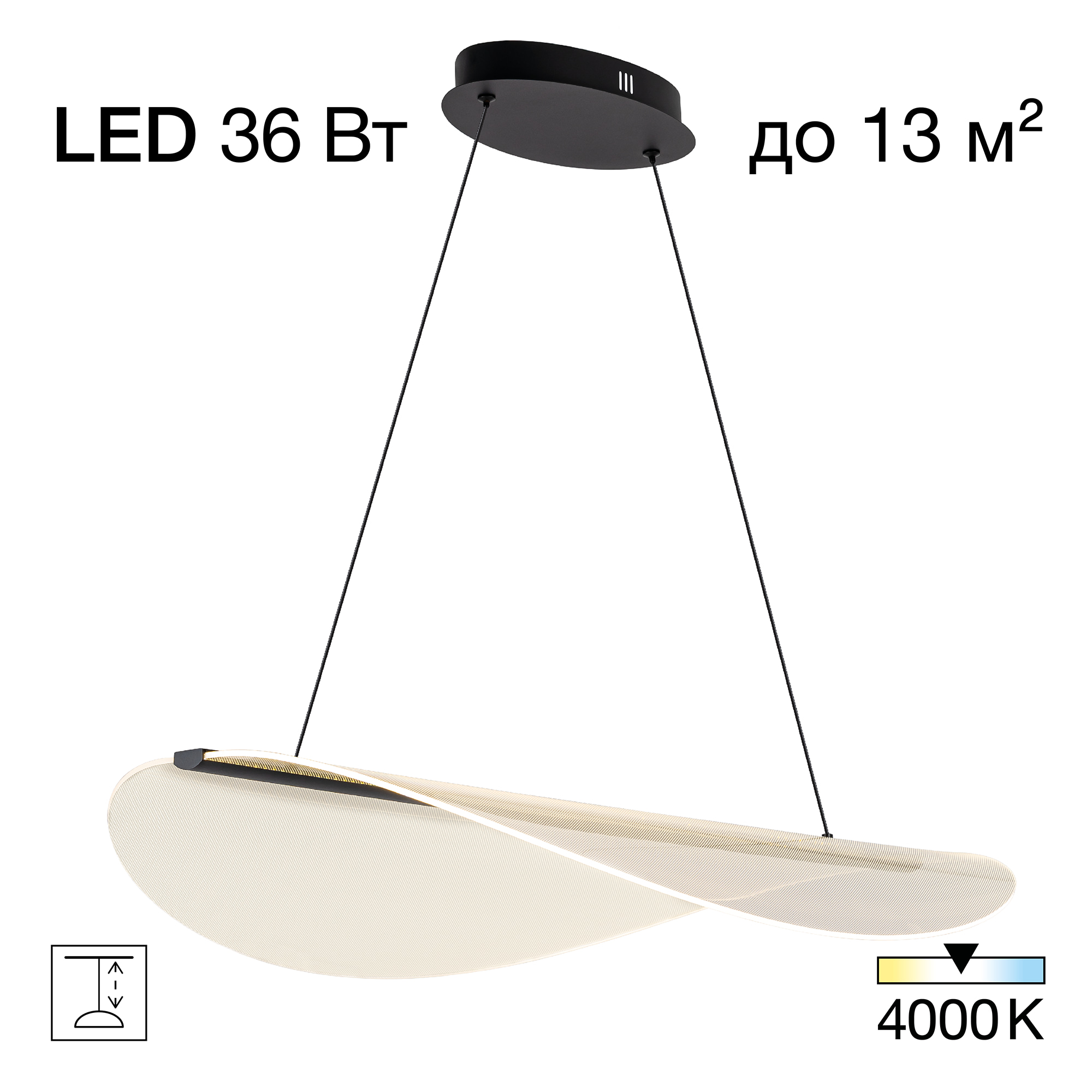 Citilux SKATT CL213131 LED Подвесной светильник Чёрный арт. 89586
