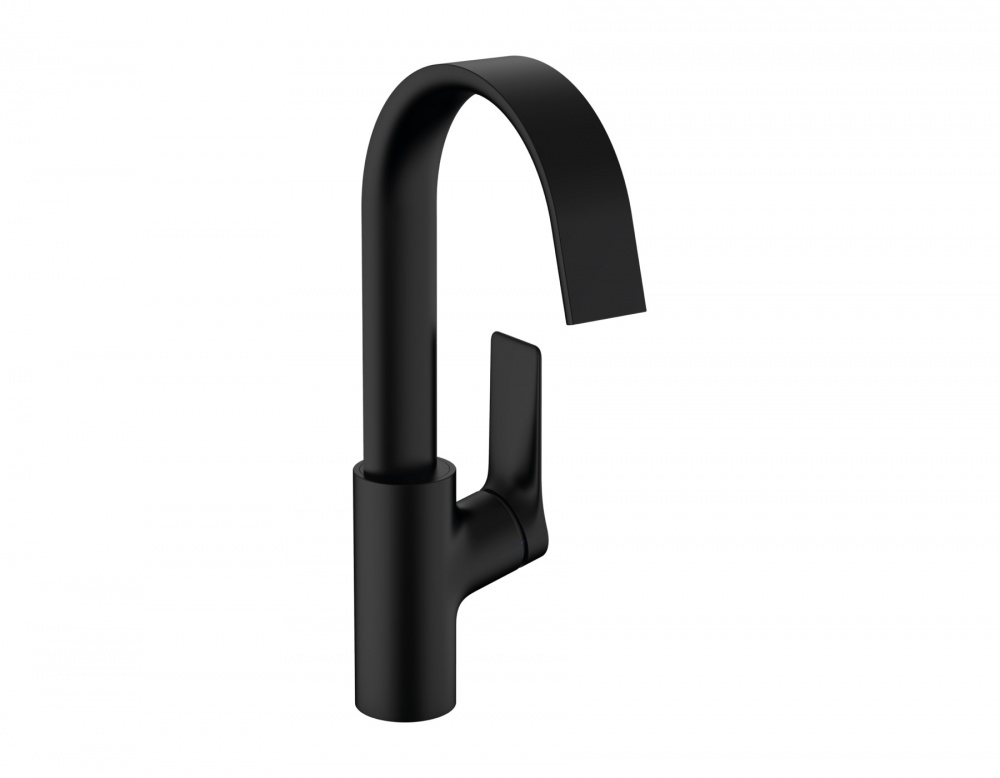 HANSGROHE Vivenis Смеситель для раковины 210 с поворотным изливом, БЕЗ ДК, матовый черный арт. 35259