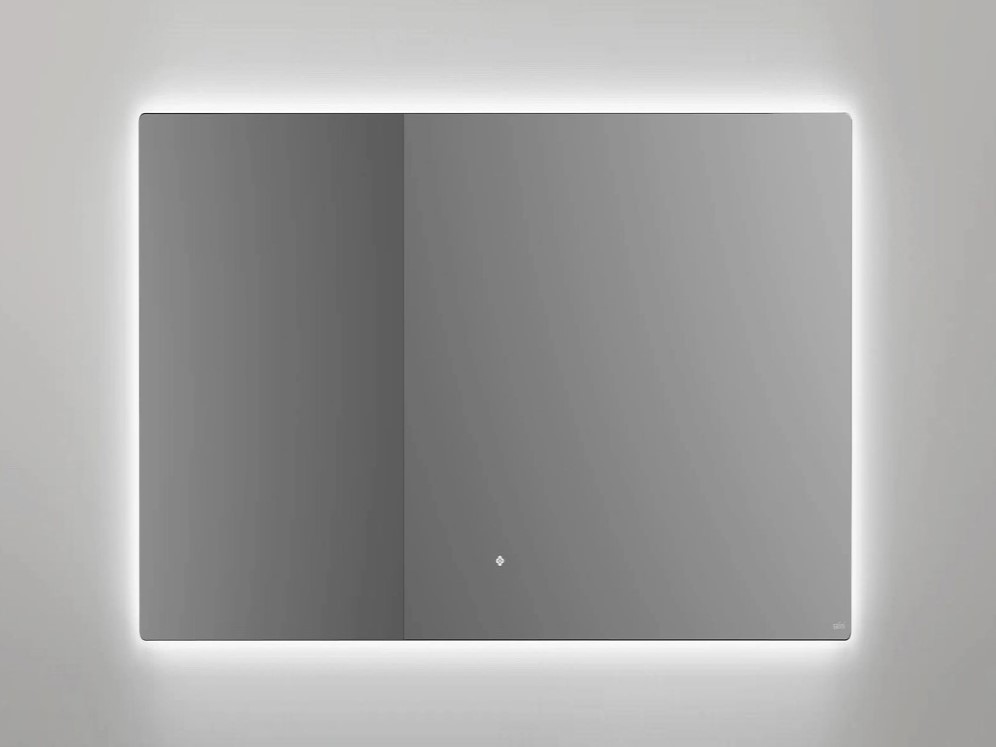 Salini OMBRA Зеркало 100хH90 см с подсветкой LED 4000К, обогрев-антизапотевание, выключатель арт. 33719