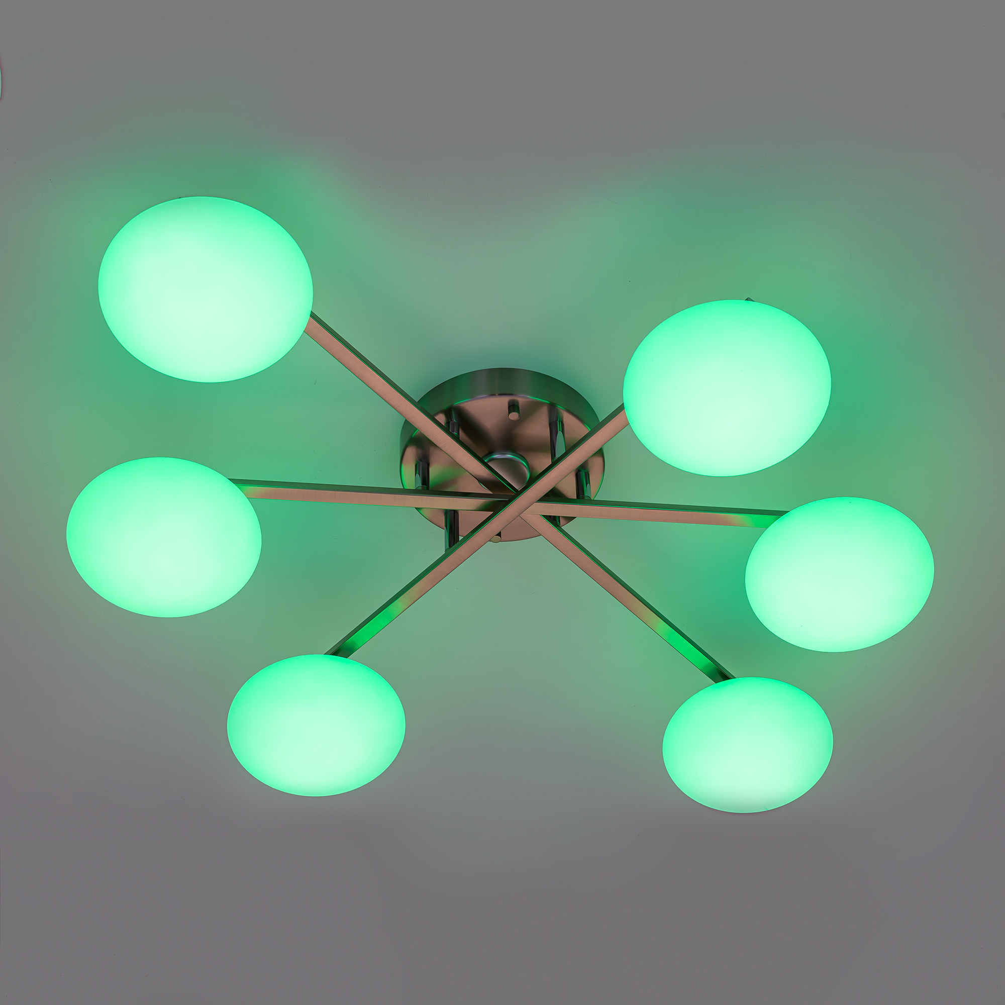 Citilux ATMAN SMART CL226A161 RGB LED Умная люстра Матовый Хром арт. 89435