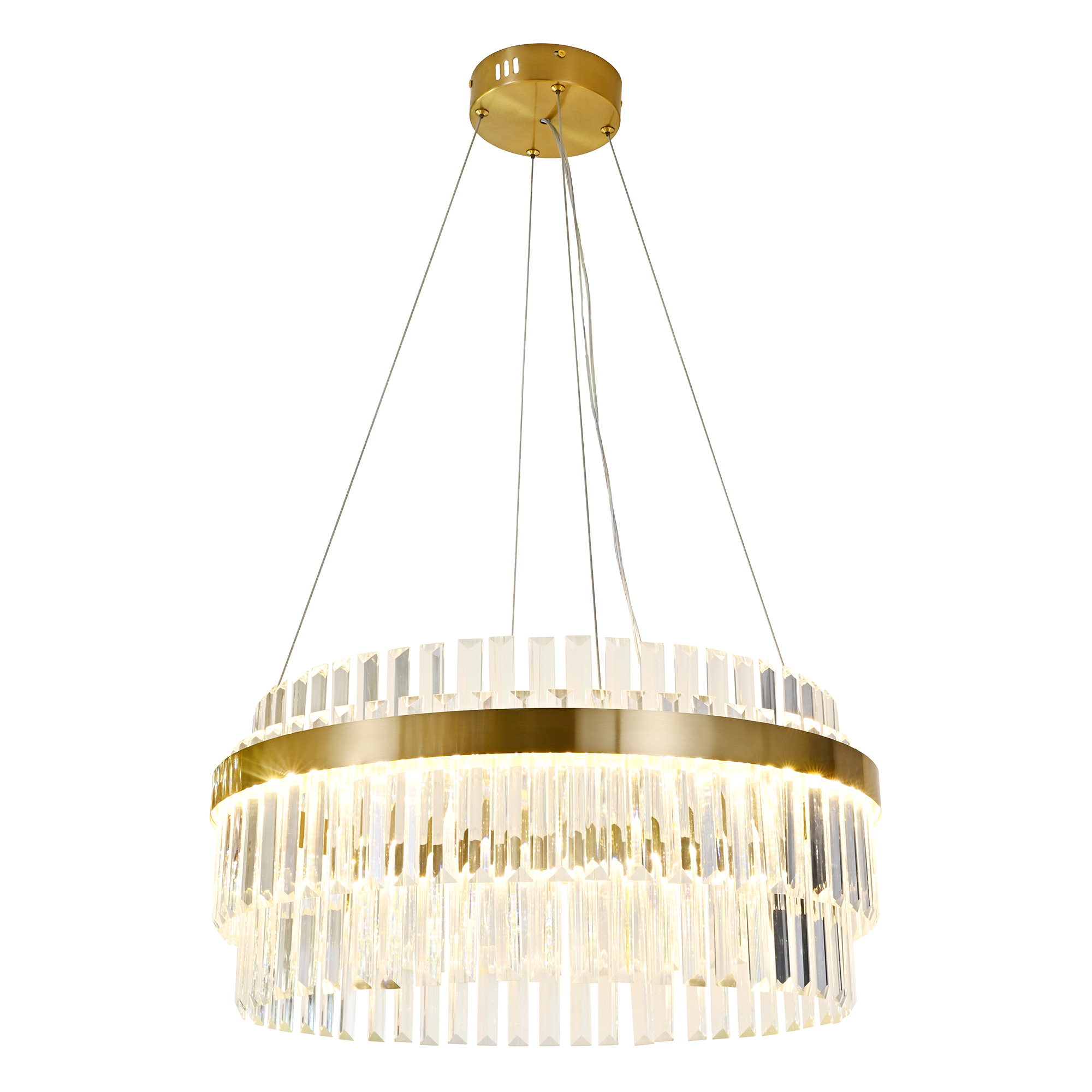 Citilux Sheldon CL339143 LED Люстра хрустальная с пультом Бронза арт. 89344