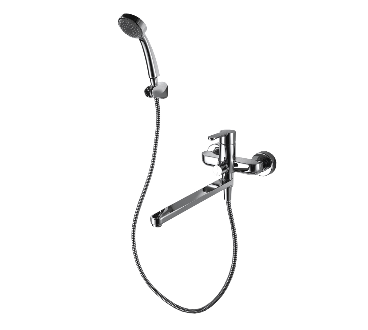 Смеситель для ванны Bravat Stream F63783C-LB, хром арт. 167445