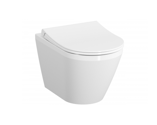 VITRA Integra Round Унитаз подвесной безободковый, 54,5х35,5 см, белый арт. 37337
