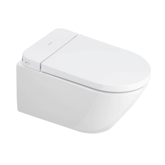 DURAVIT D-Neo Комплект: Подвесной унитаз Rimless SensoWash® D-Neo, 378x575 мм, белый арт. 37613