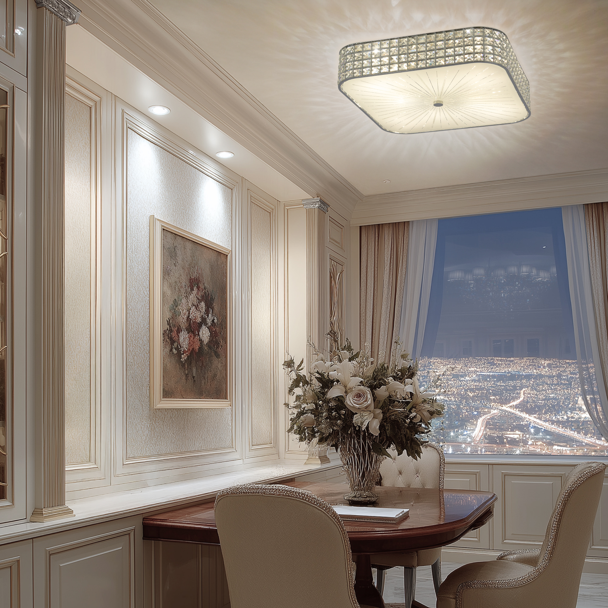 Citilux Портал CL324281 Люстра хрустальная Хром арт. 88137