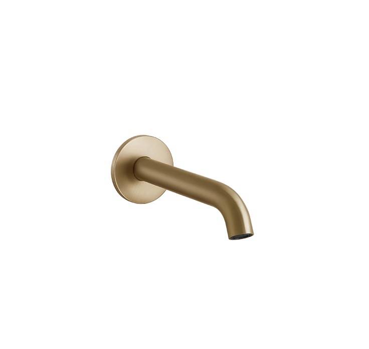 GESSI FLESSA Настенный излив на 1/2”, вылет 146 мм, Warm Bronze Br. PVD арт. 35910