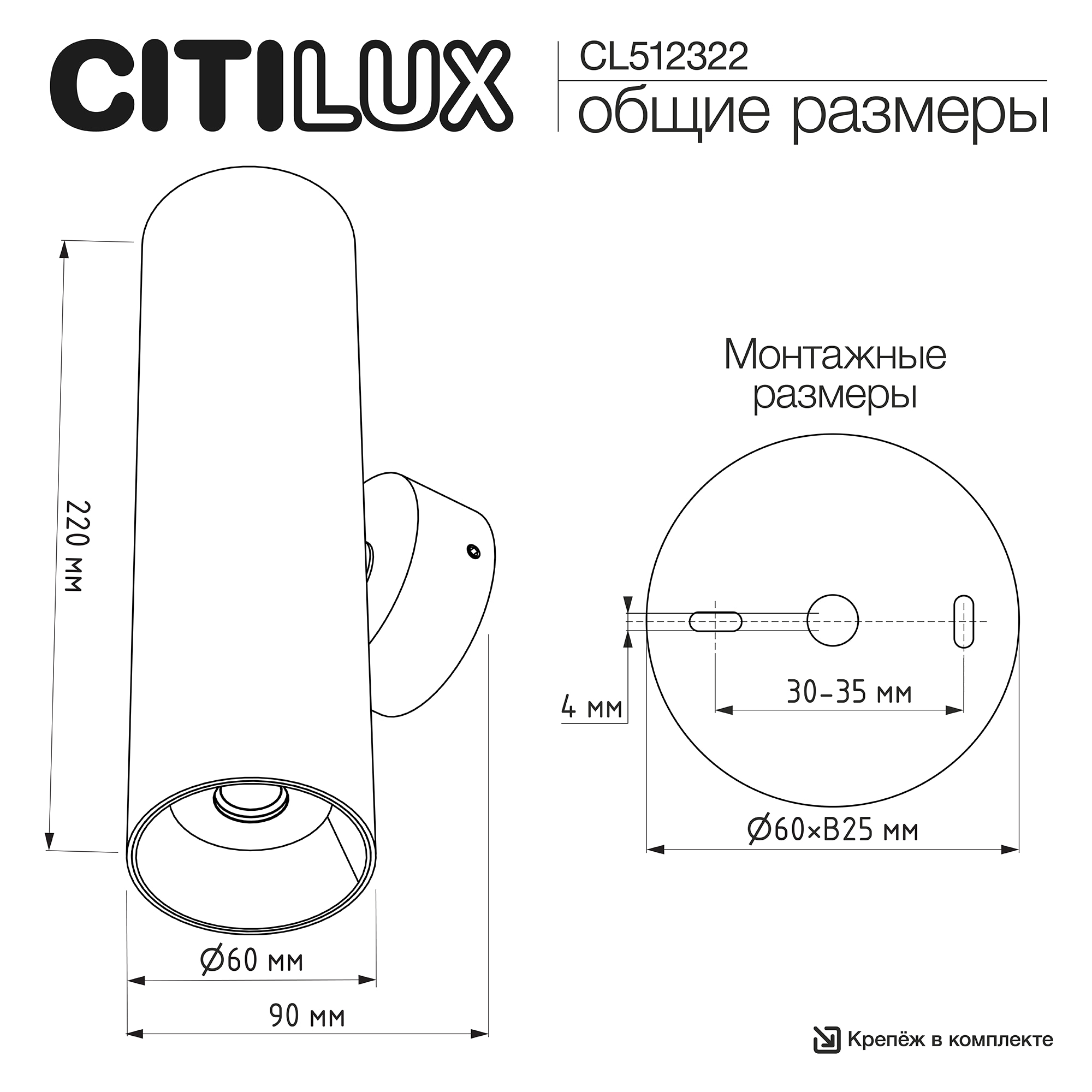 Citilux AXEL CL512322 Настенный светильник Латунь арт. 89800