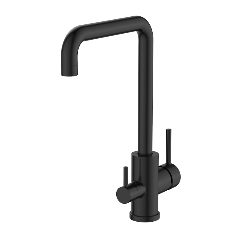 Смеситель для кухни с подключением фильтра Voda Kitchen FW519Black, черный арт. 171748