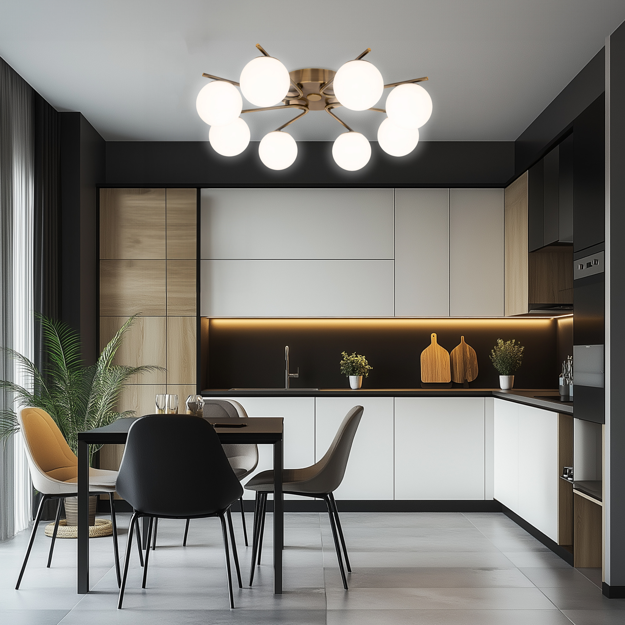 Citilux Адам Смарт CL228A183 LED Умная люстра Бронза арт. 89380