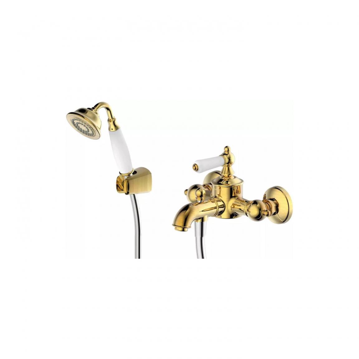 Смеситель для ванны Bravat Art F675109G-B, золото арт. 167465
