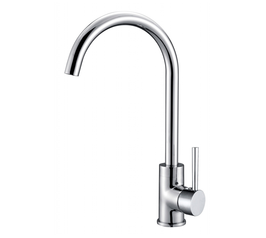 Смеситель для кухни Bravat Slim F7332366CP-RUS, хром арт. 170003