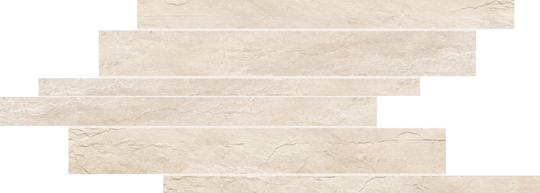 Керамогранит ARDOISE IVOIRE NAT MOD LISTELLO SFALSATO 21X40 арт. 84662