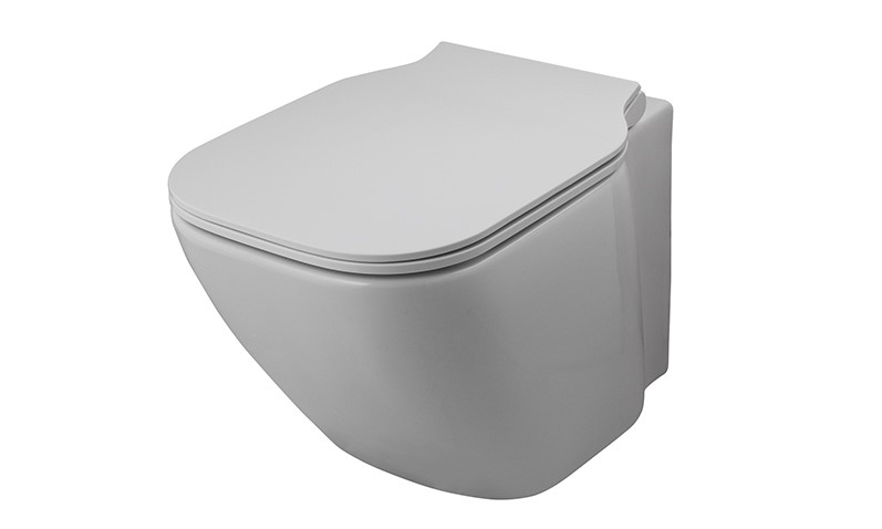 NOKEN ESSENCE C COMPACT Унитаз подвесной укороченный с сиденьем, с креплениями, 510х340 мм, белый арт. 203414