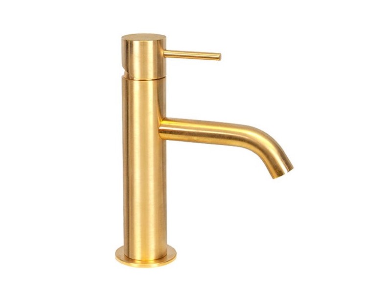 REMER X STYLE Смеситель для раковины без ДК, вылет 111 мм, BG brushed gold арт. 34984