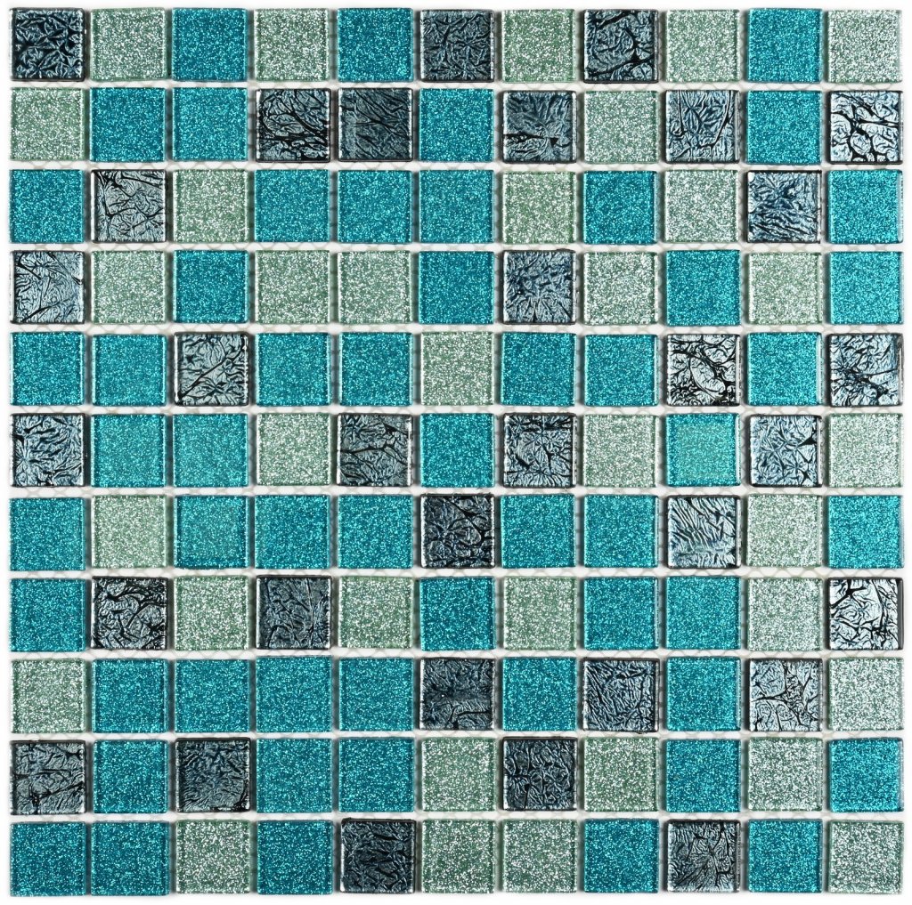 Плитка декоративная стеклянная Breeze/Бриз 4*25*25 300*300 арт. 90648