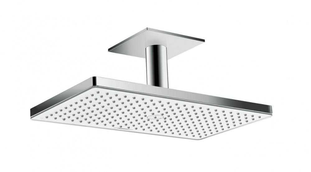 HANSGROHE Rainmaker Select Верхний душ 460 1jet EcoSmart 9 л/мин с потолочным держателем, белый/хром арт. 39010