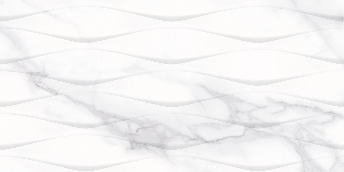 Керамическая плитка Калакатта сильвер рельеф / Плитка 31,5*63 Calacatta silver rel 33 арт. 72682