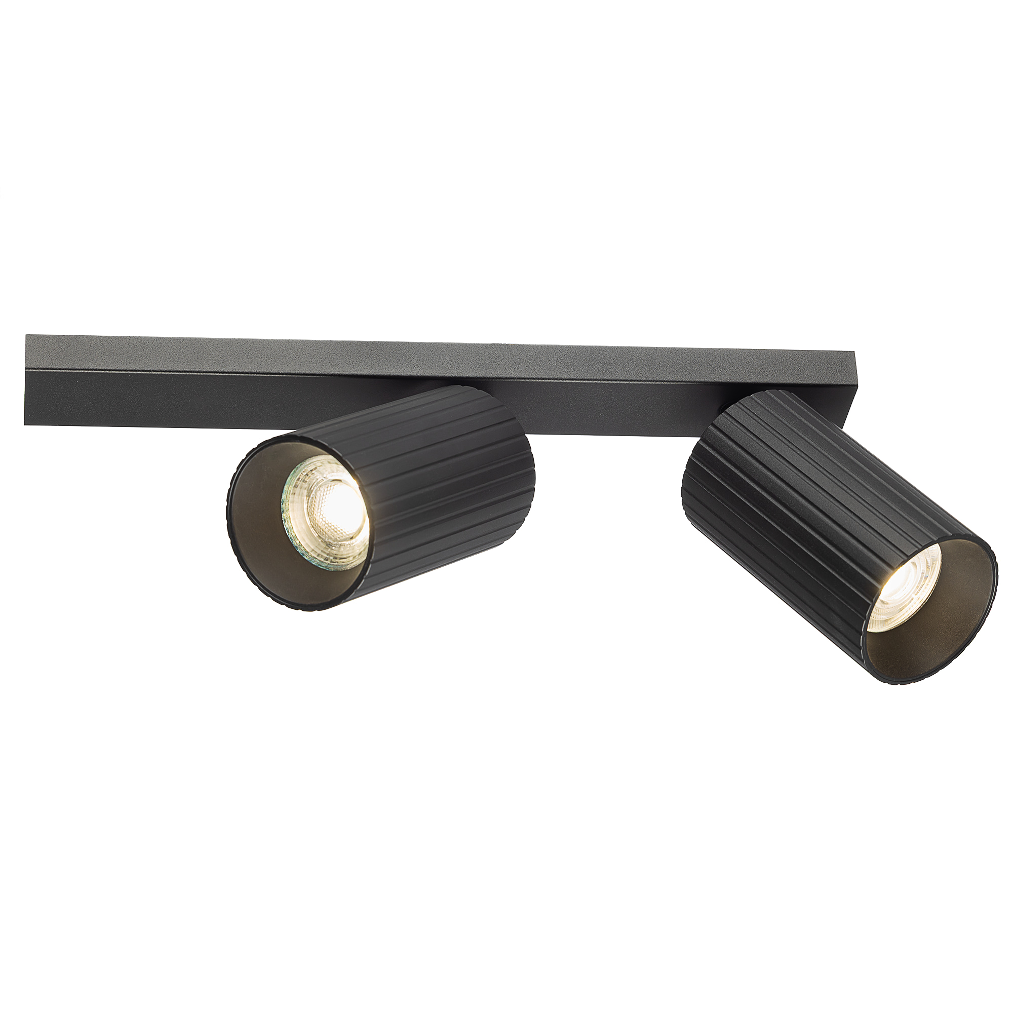 Citilux AXEL CL512521R Спот поворотный двойной Чёрный Рифлёный арт. 129438