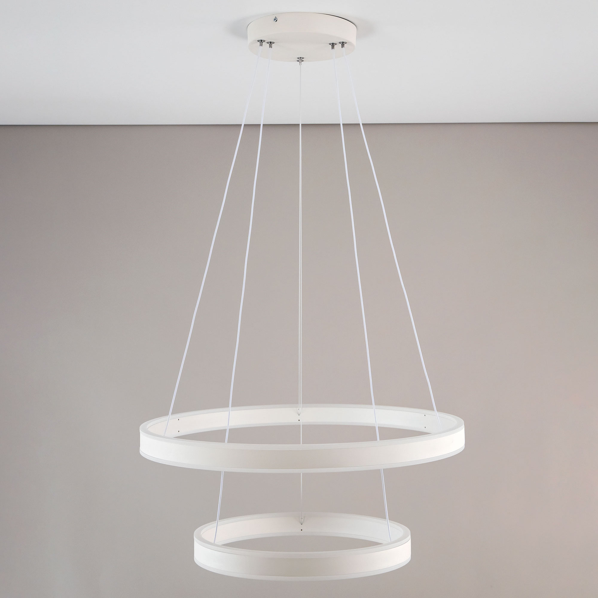 Citilux Дуэт CL719640 LED Люстра подвесная с пультом Белая арт. 88806