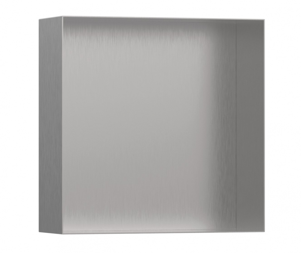 HANSGROHE XtraStoris Minimalisl Короб с открытой рамой, 30х30х10 см, Brushed Stainless Steel арт. 31648