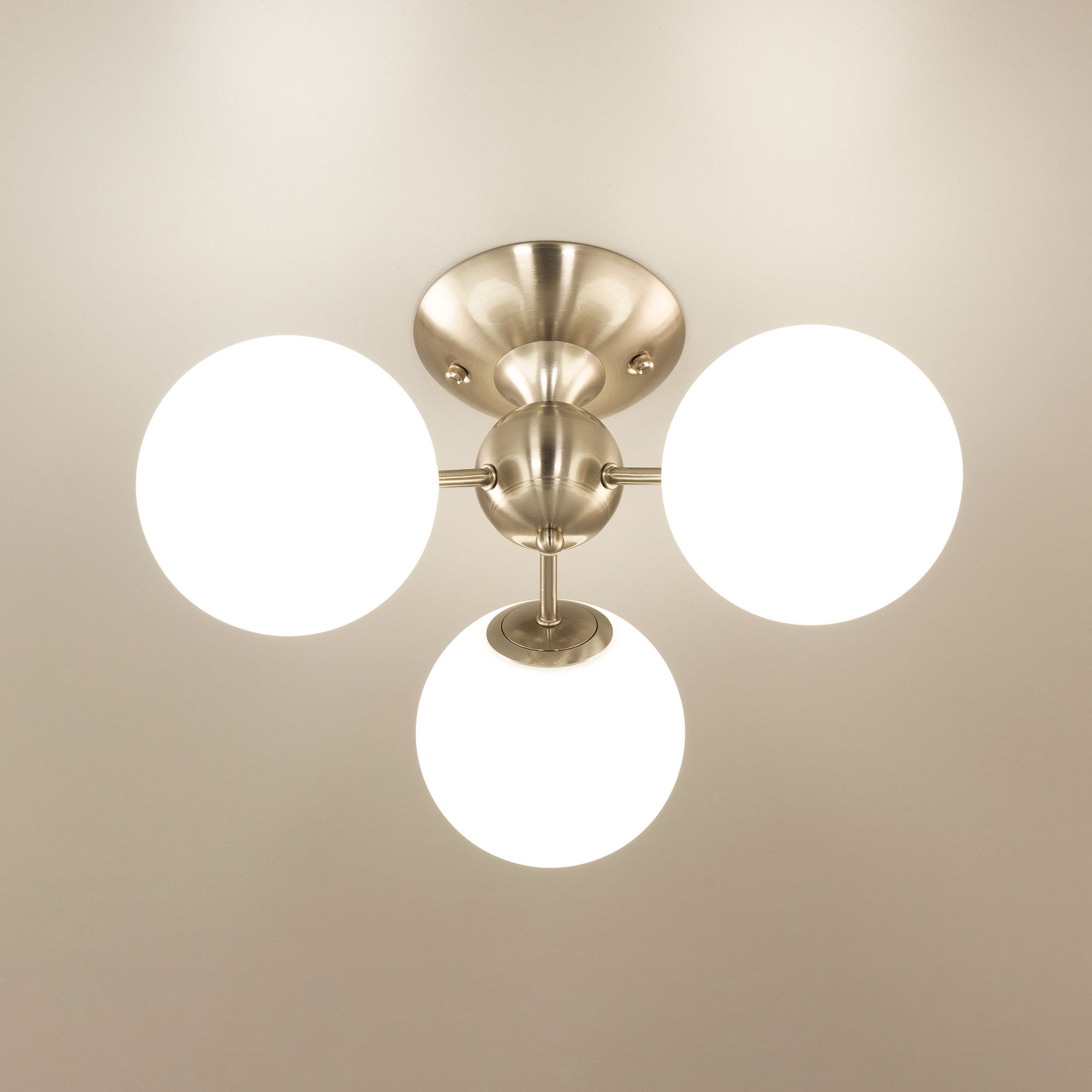 Citilux Томми CL102134 Люстра трехрожковая Матовый Хром арт. 88761