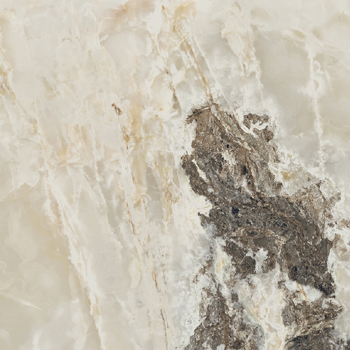 Керамогранит  ONYX&MORE GOLDEN BLEND GLO 6MM 80x80 RET арт. 84038