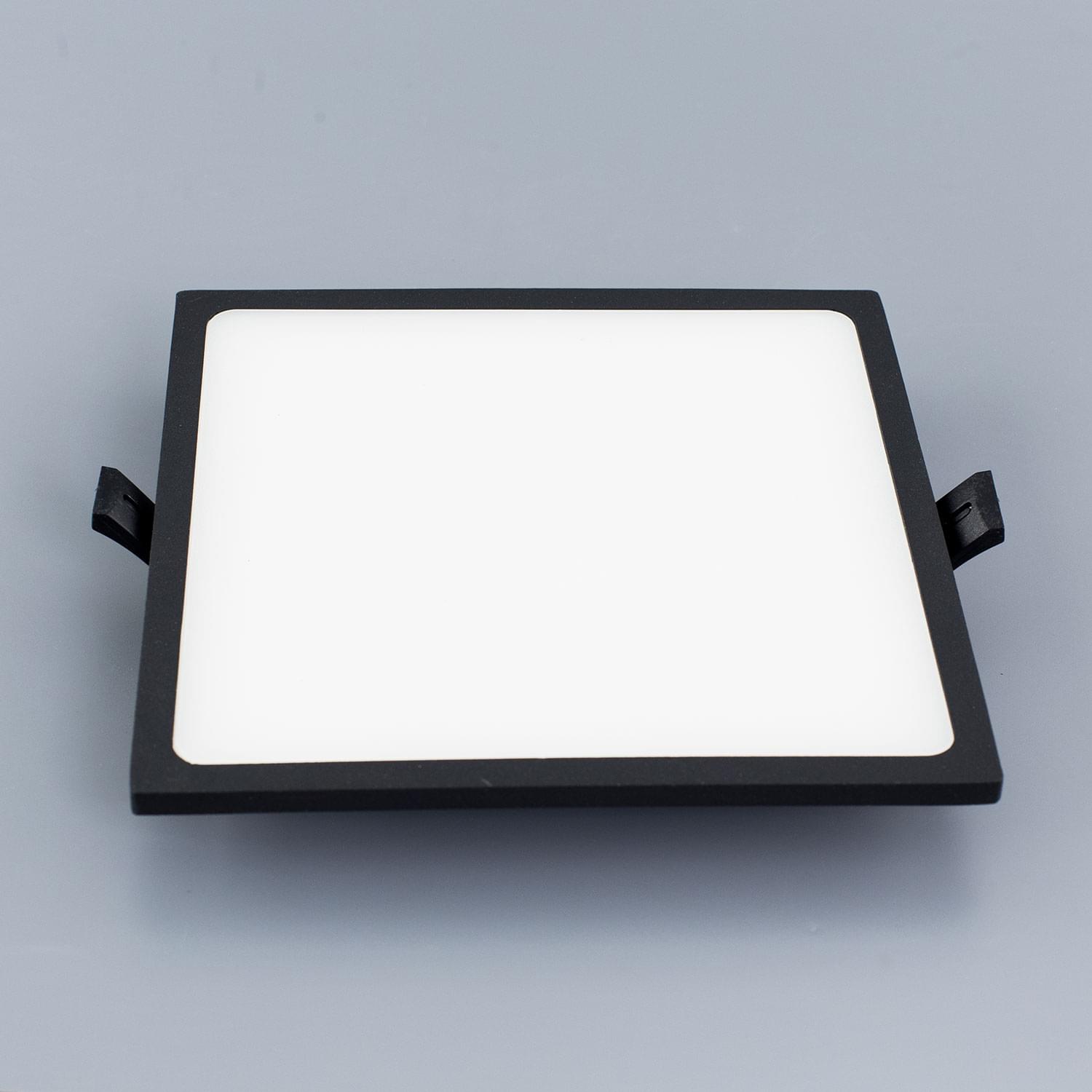 Citilux Омега CLD50K222 LED Встраиваемый светильник с диммером Чёрный арт. 88323