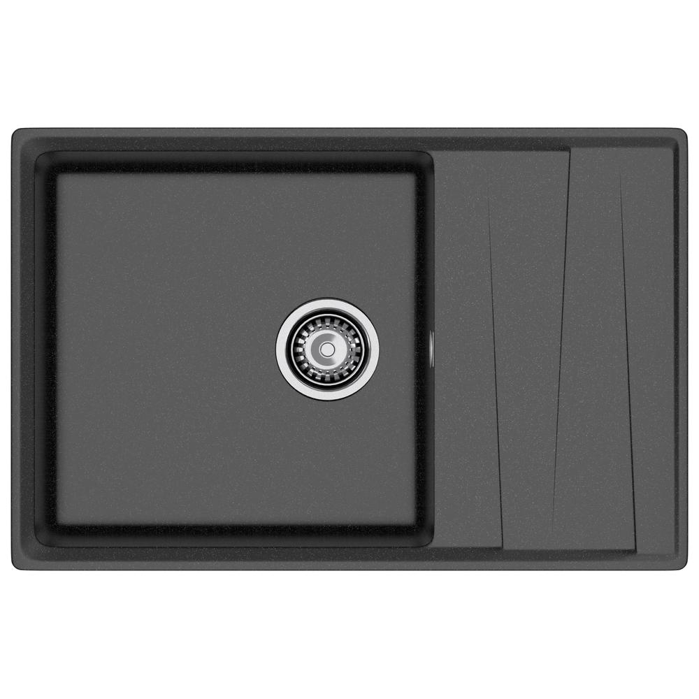 Кухонная мойка GranFest LEVEL 760L, черный арт. 186653