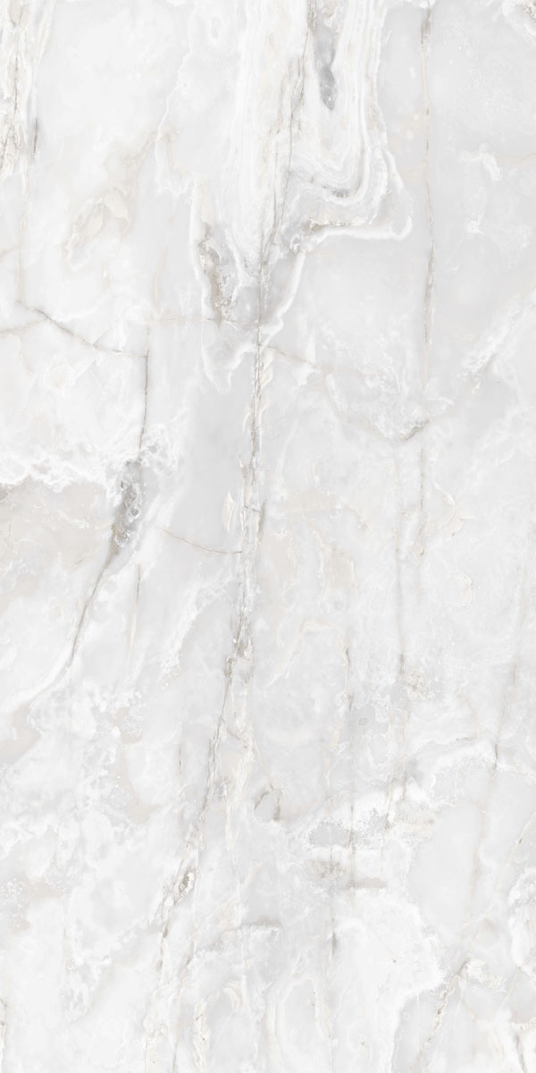 Керамогранит  ONYX&MORE WHITE ONYX GLO 6MM R 120x240 арт. 84027
