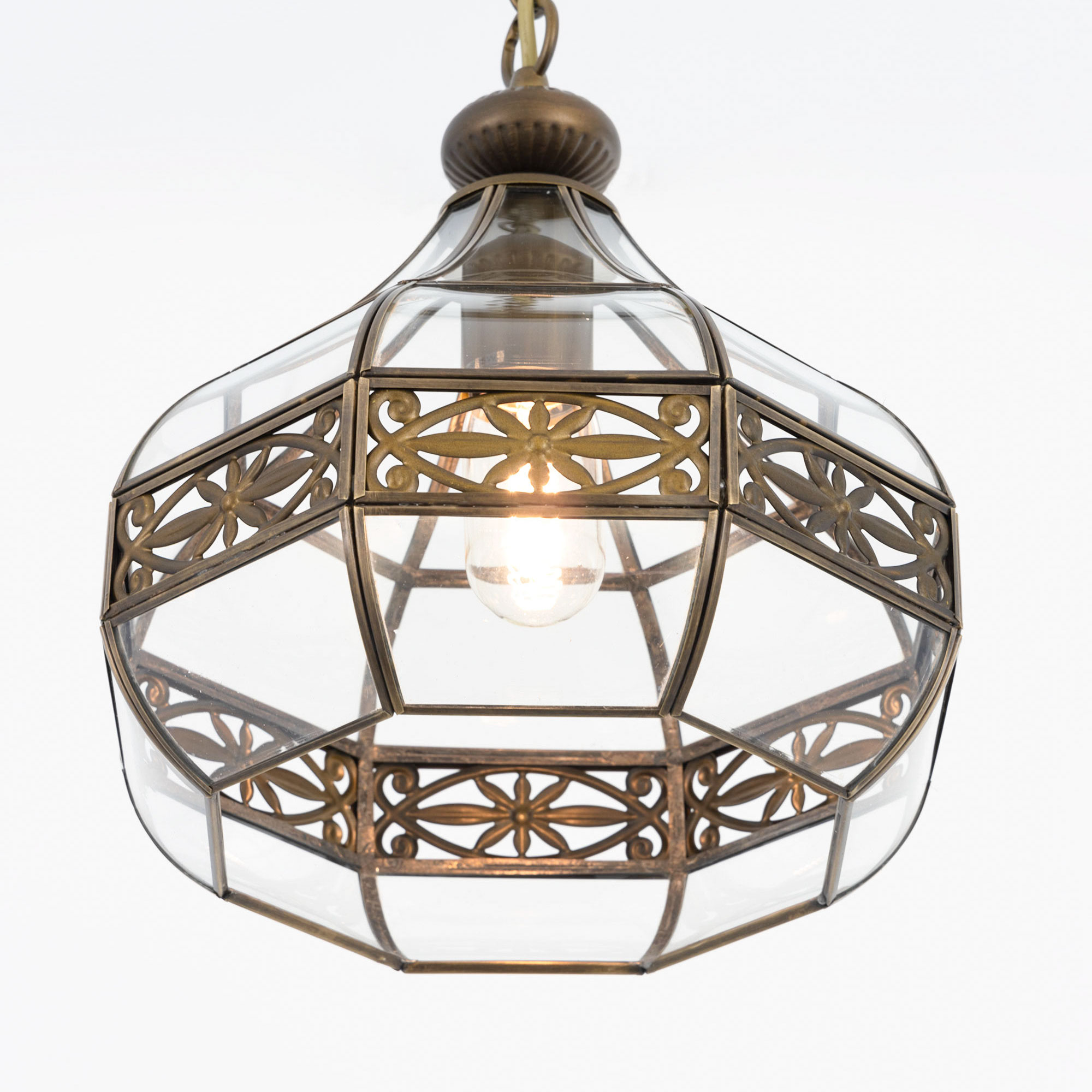 Citilux Гера-2 CL444210 Подвесной светильник витражный Бронза арт. 88129