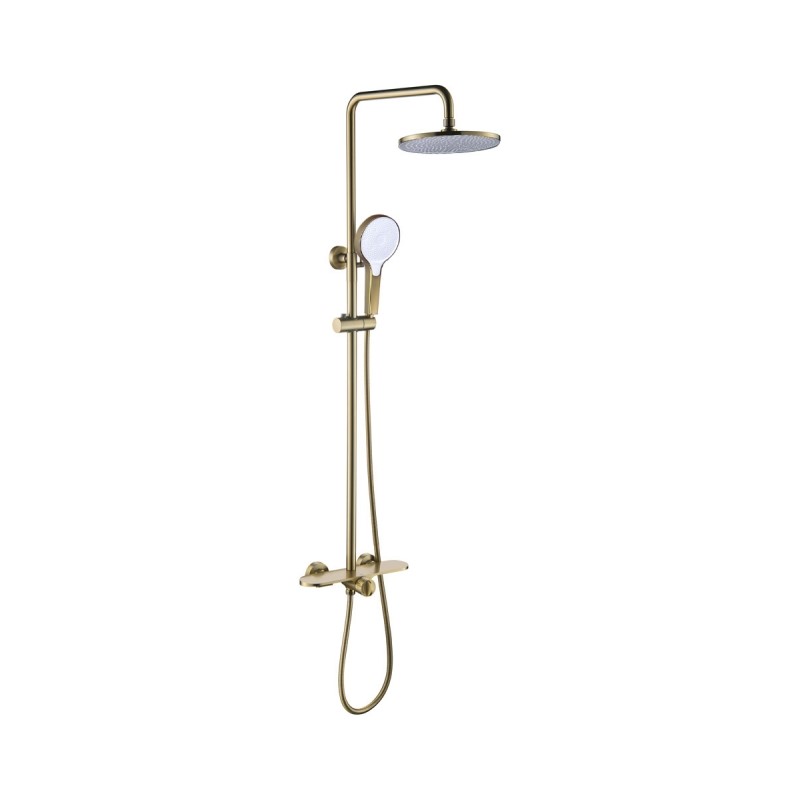 Душевая система Bronze de Luxe ICON 80112CG, матовое золото арт. 191445