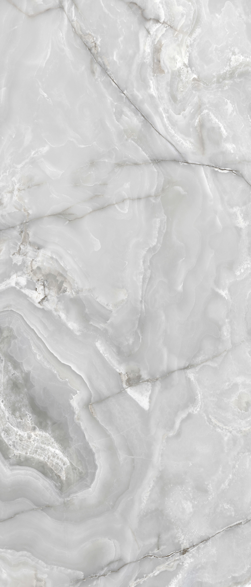 Керамогранит  ONYX&MORE SILVER ONYX GLO 6MM R 120x280 арт. 84013