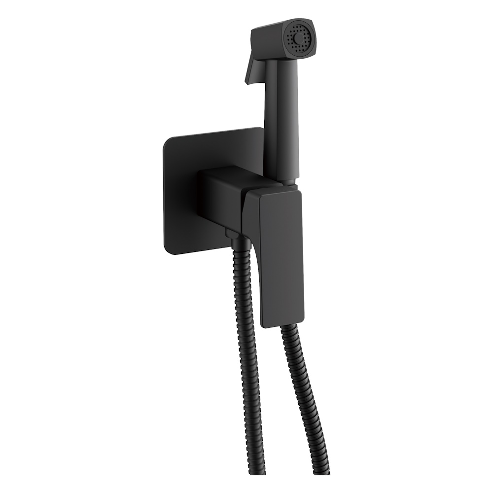 Гигиенический душ BELZ B55709-7 со смесителем, С ВНУТРЕННЕЙ ЧАСТЬЮ, черный арт. 161781