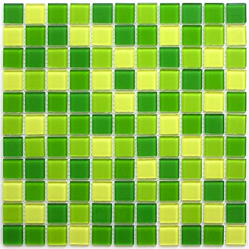 Плитка декоративная стеклянная Apple mix 4*25*25 300*300 арт. 90561