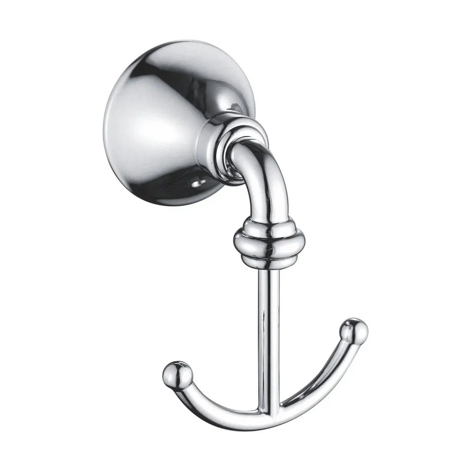 Крючок для ванной комнаты двойной Rose RG1221, хром арт. 182726