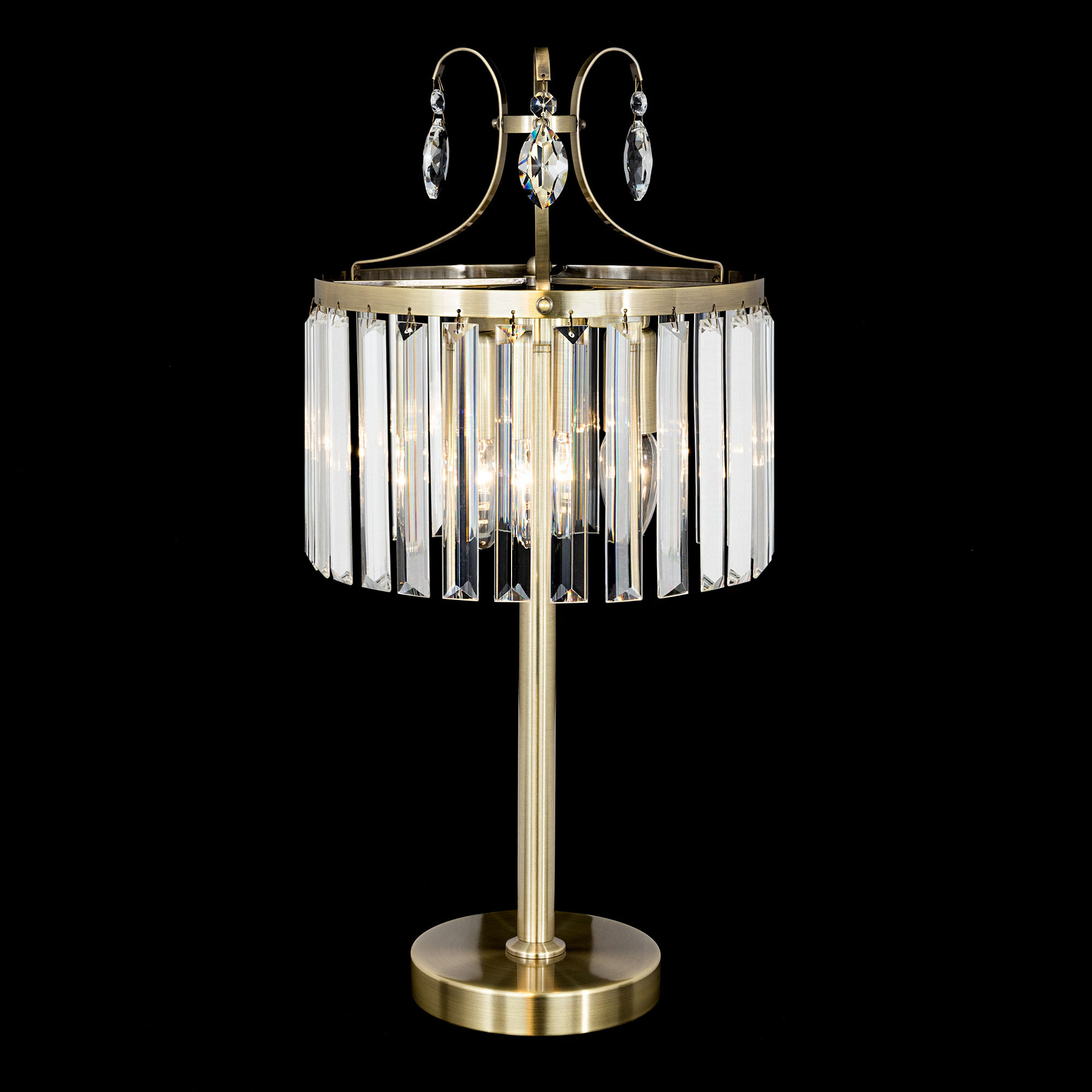 Citilux Инга CL335833 Настольная лампа хрустальная Бронза арт. 88936