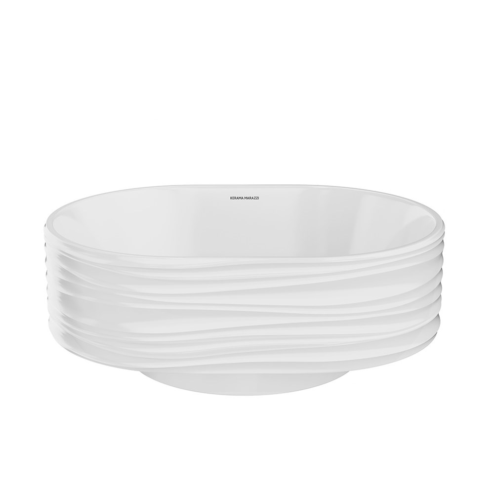 SA.wb.50/WHT Раковина ARTBASIN Sabbia/АртБейзин Саббья накладная 50, белая глянцевая арт. 117445