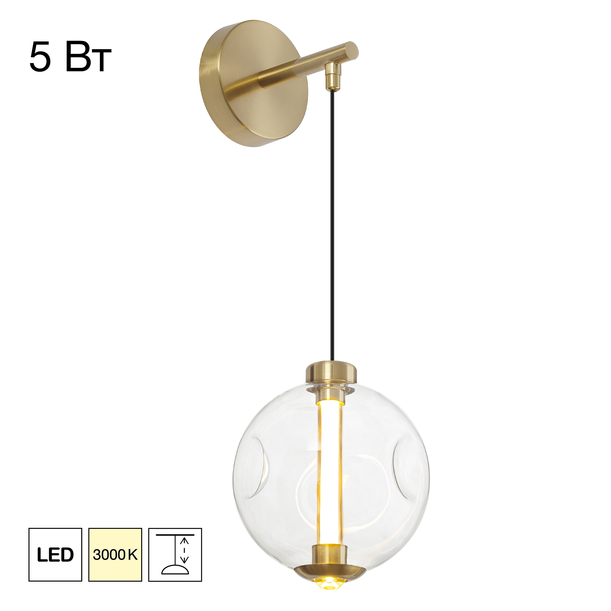 Citilux NOONA CL251310 Бра светодиодное Бронза арт. 89810