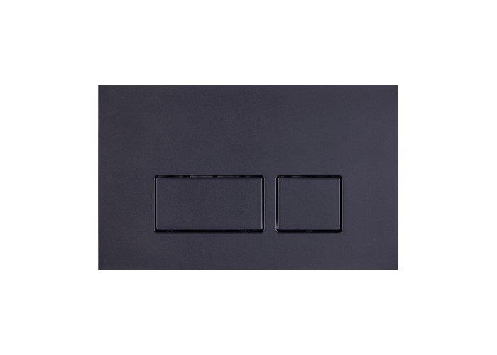 LOGAN SPACE Кнопка смыва двойная, Black Mattе арт. 32965