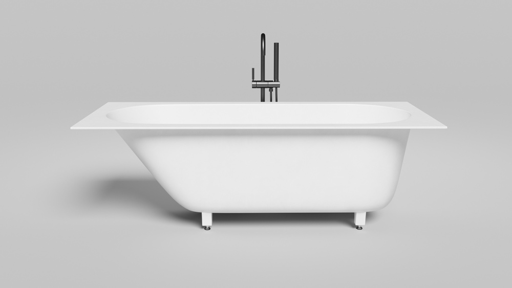 Salini ORNELLA KIT 170 Ванна встраиваемая 1700х750х590/610 мм, S-Sense - белый глянцевый арт. 32025