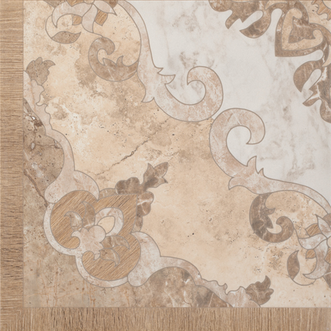 Tremont Beige Декор напольный 1/4 Rozety 40х40 арт. 22835