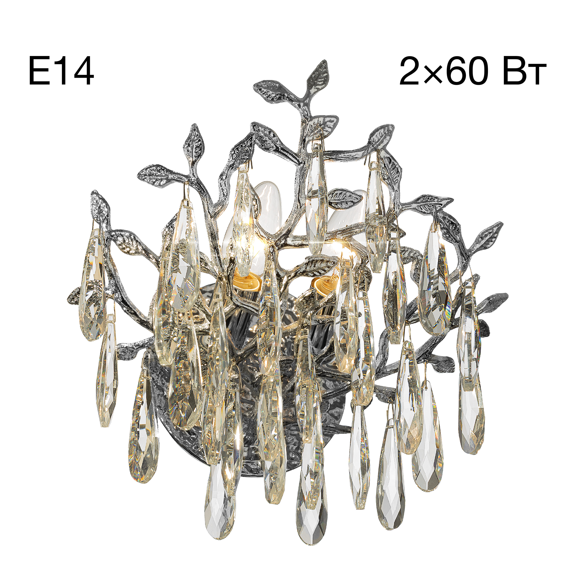Citilux RITZ CL310021 Бра хрустальное Хром арт. 89411