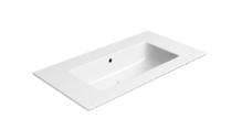 VERONA STYLE Раковина “Well” 80х49,6 см, 1отв., БЕЗ перелива, БЕЗ ДК, Solid Cast белый матовый арт. 37125