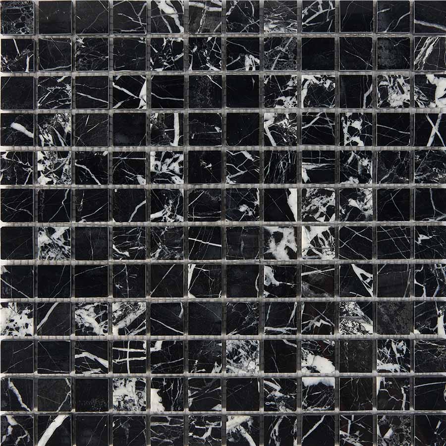 PIX 251 Black majesty, чип 23x23 мм, сетка 305х305x6 мм, Полированная арт. 73767