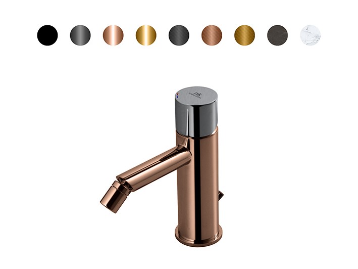 NOKEN ROUND CUSTOM Смеситель для биде, 5 л/мин, с ДК, медь/colors. арт. 35774