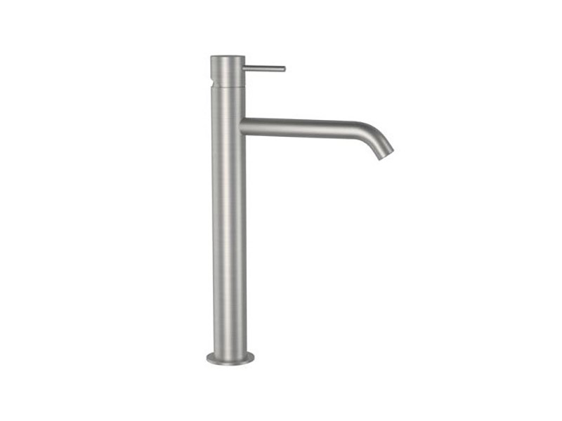 REMER X STYLE Смеситель высокий для раковины БЕЗ ДК , вылет 165 мм, INOX арт. 34997