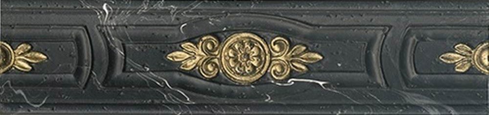 Cenefa Pegaso Negro бордюр настенный 6*25 арт. 129075