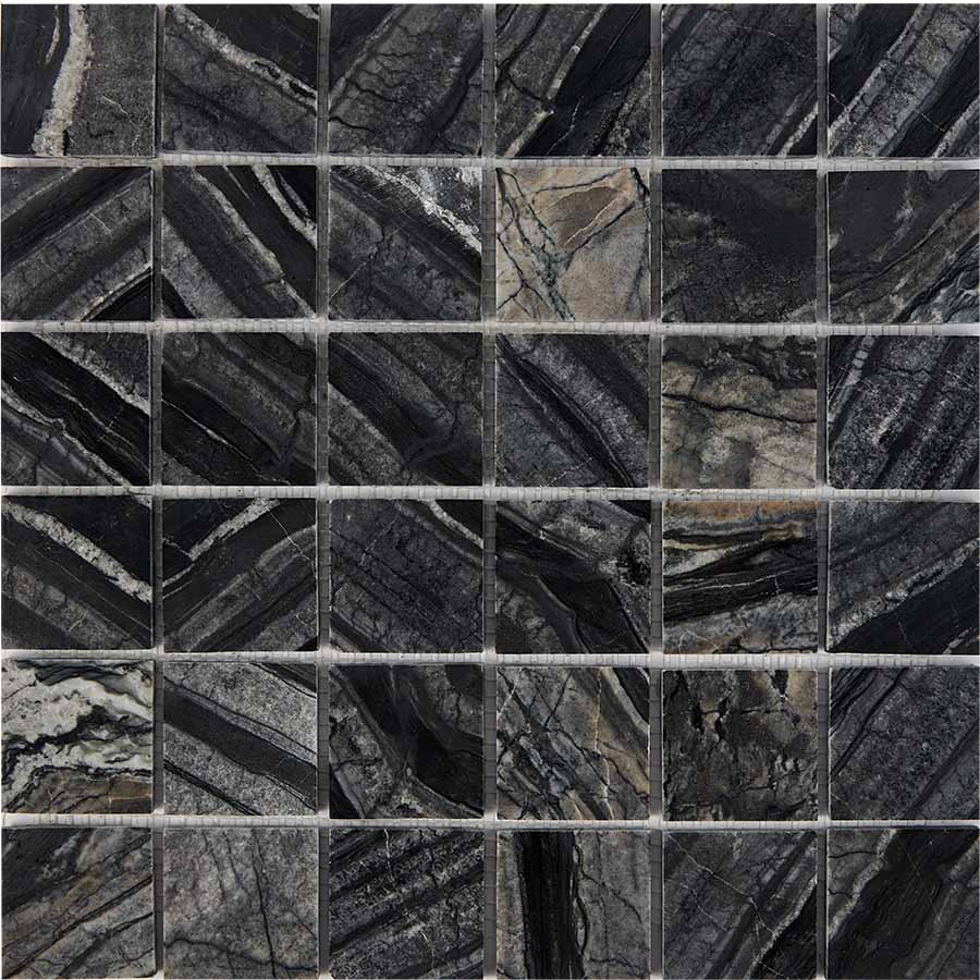 PIX 257 Royal Grey, чип 48x48 мм, сетка 305х305x6 мм, Полированная арт. 73773
