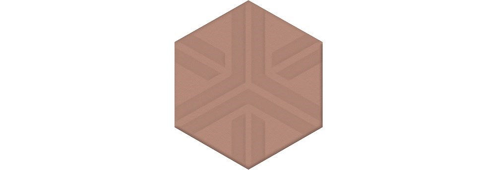 OS/D241/63010 Декор Агуста розовый матовый 6x5,2x0,69 арт. 118043
