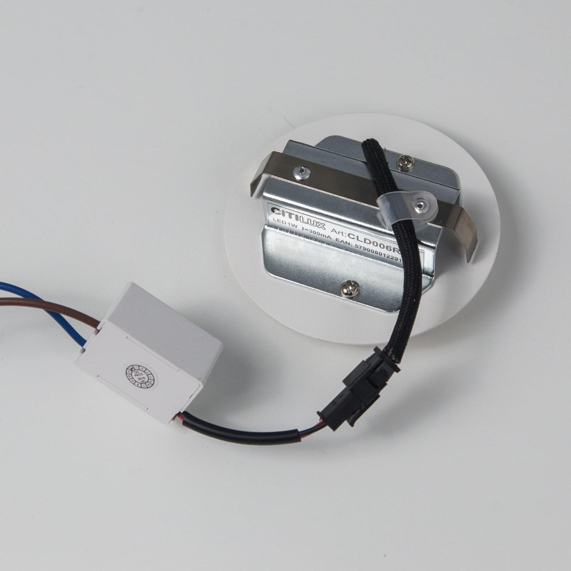 Citilux Скалли CLD006R0 LED Встраиваемый светильник лестничный Белый арт. 88326